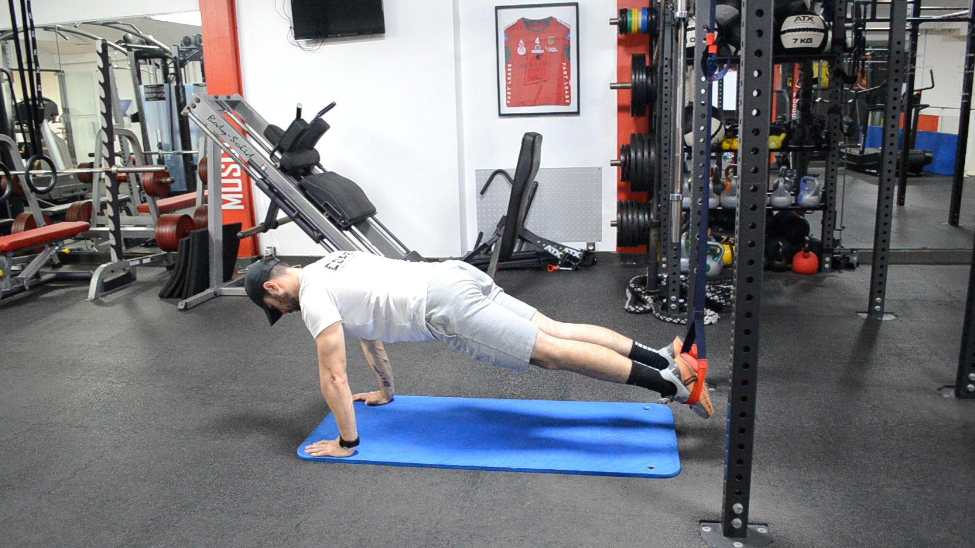 Gainage Planche au TRX